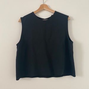 Jenni Kayne Black Crepe Shell